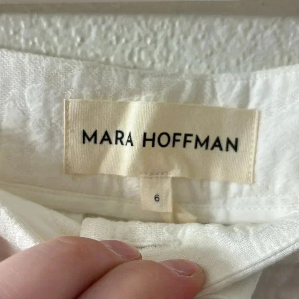 NWOT Mara Hoffman White Sandra Pants - Picture 7 of 8